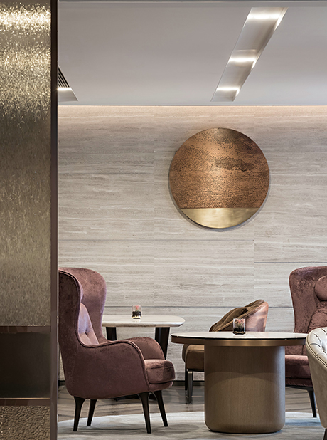 Modern hotel public furniture designed for shared spaces and guest areas